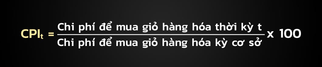 Công thức tính CPI