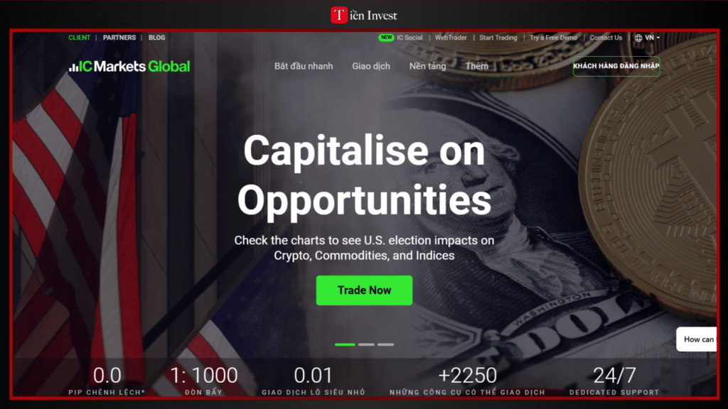 trang web IC Markets