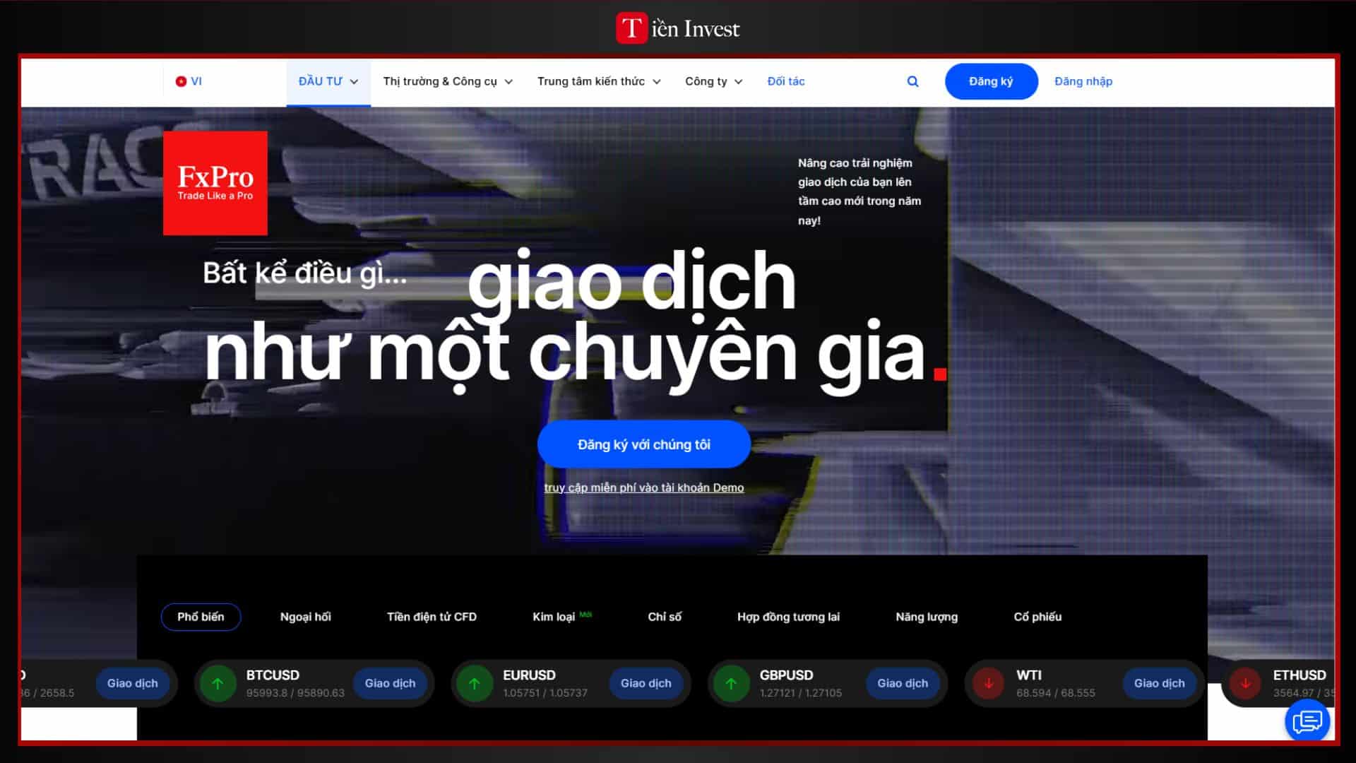 trang web fxpro