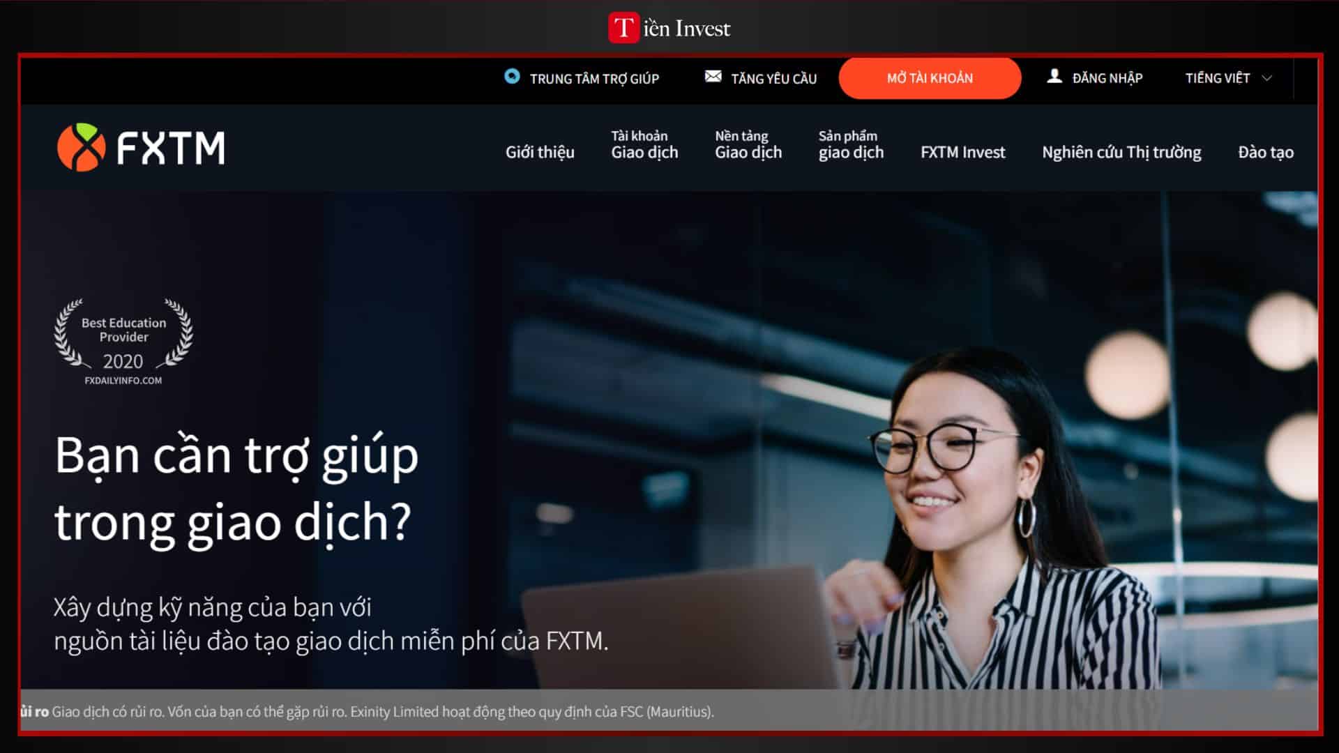 trang web fxtm