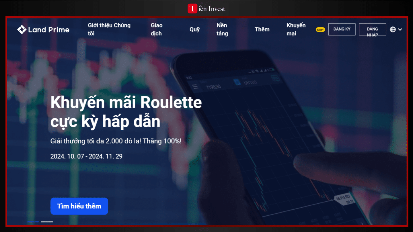 Trang web Land Prime