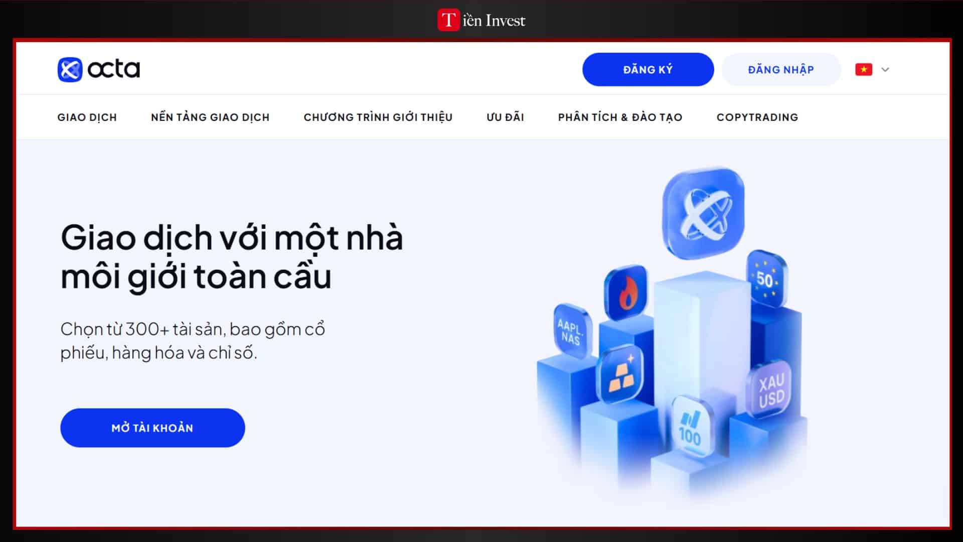trang web OctaFX