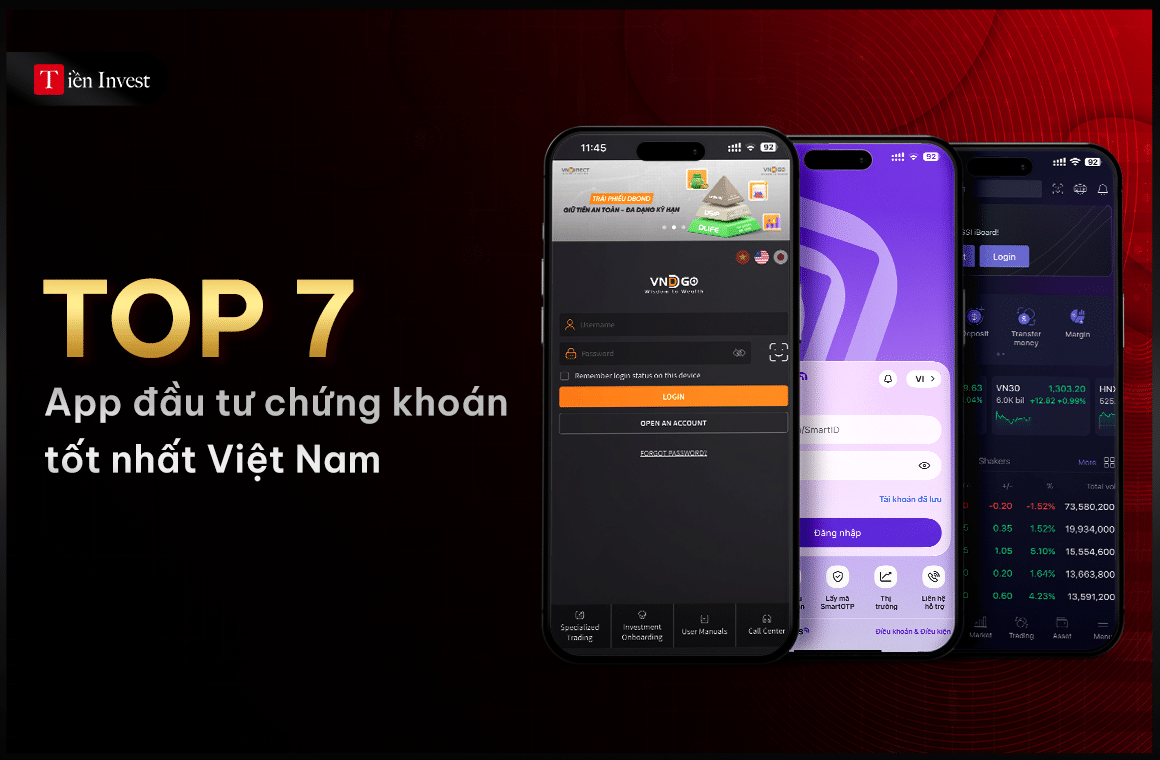 Top 7 App đầu tư chứng khoán tốt nhất Việt Nam