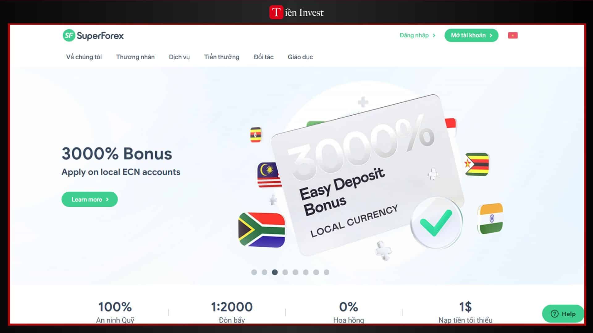 trang web SuperForex