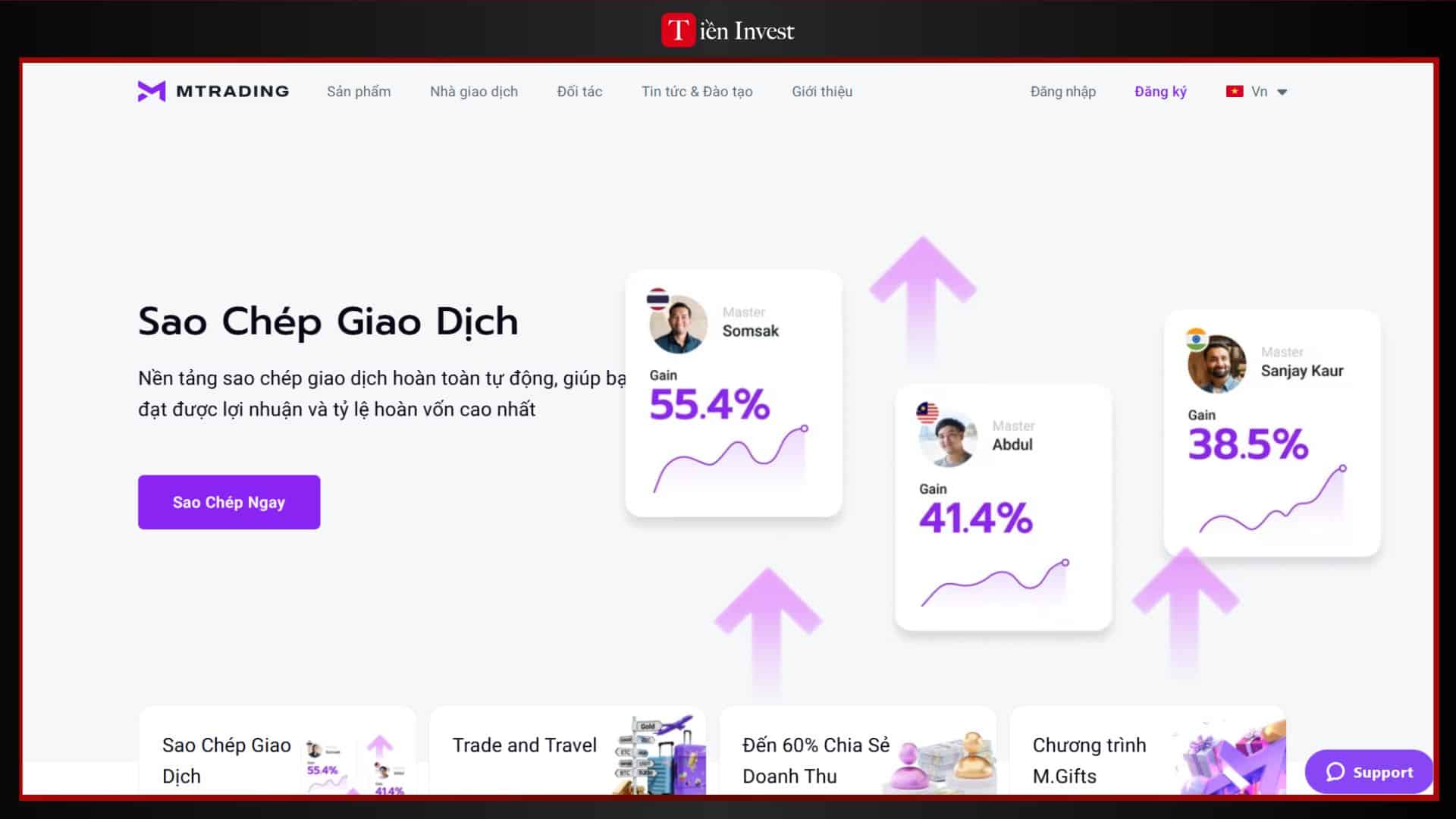 trang web MTrading