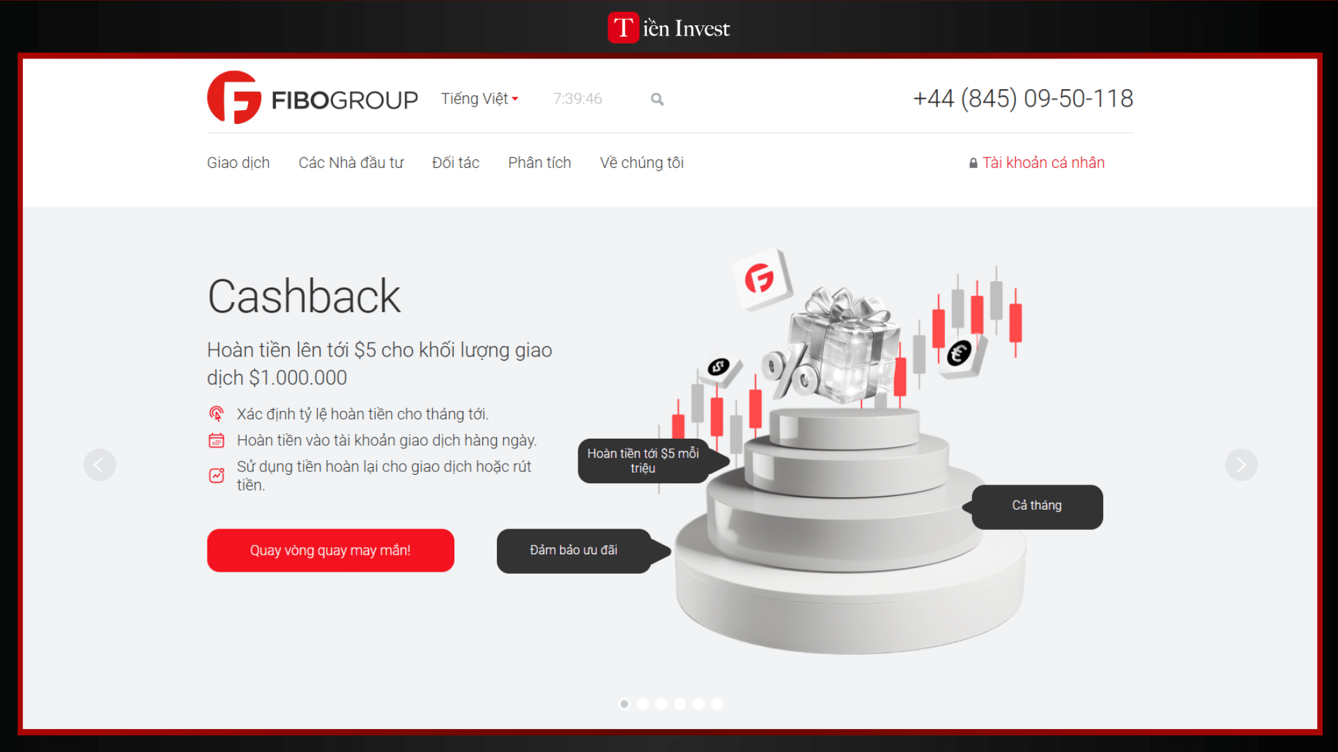 trang web FIBO Group