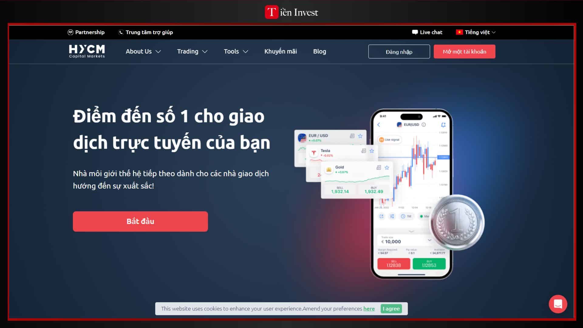 trang web sàn hycm