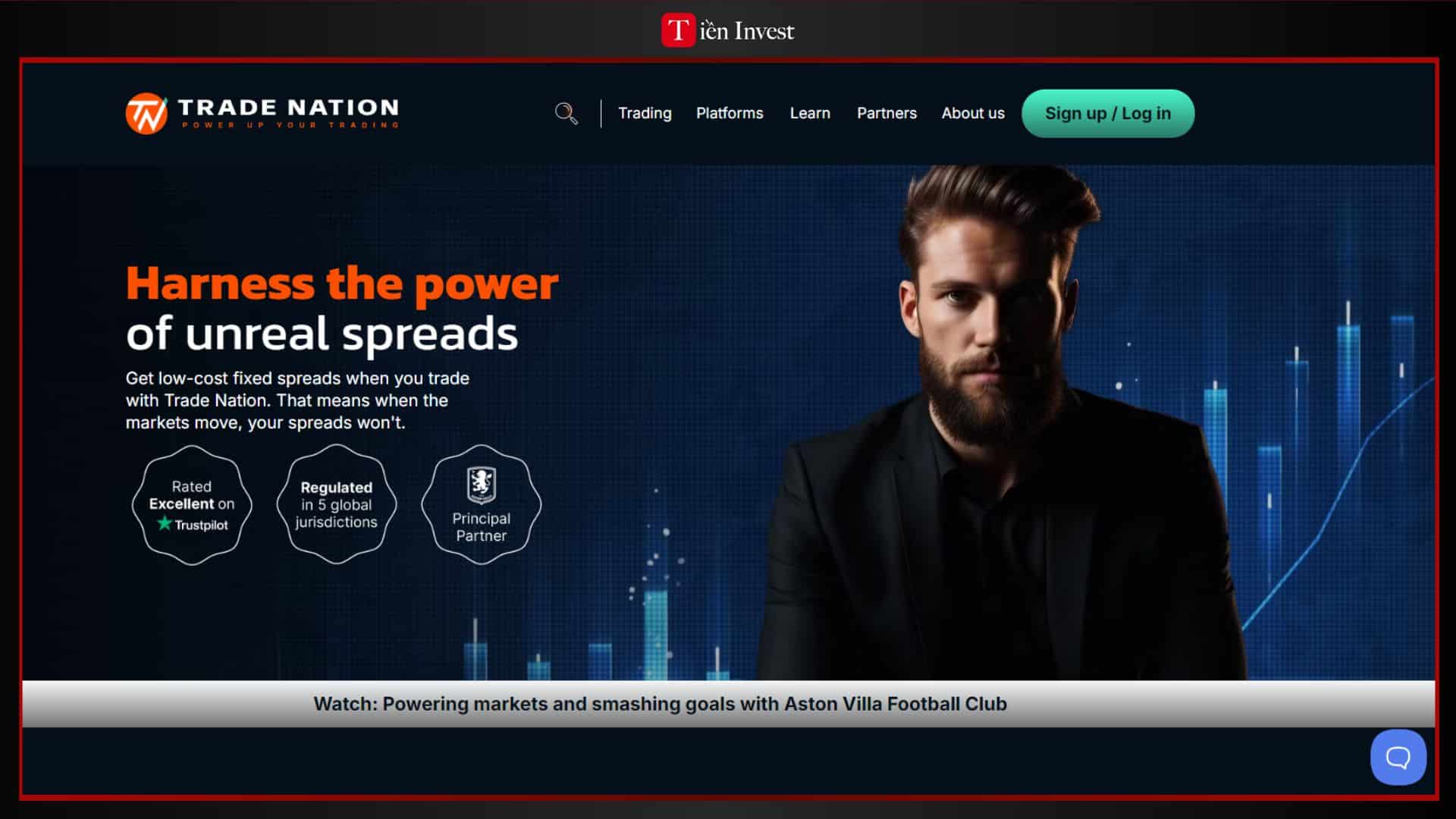 trang web Trade Nation