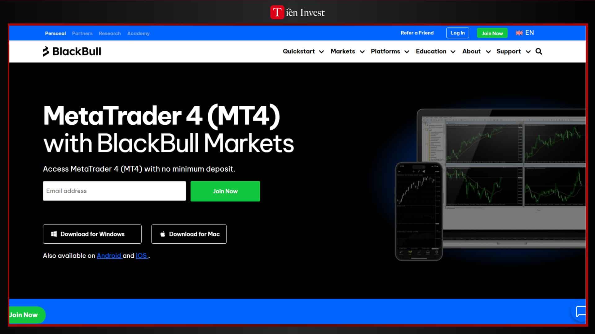 trang web BlackBull Markets