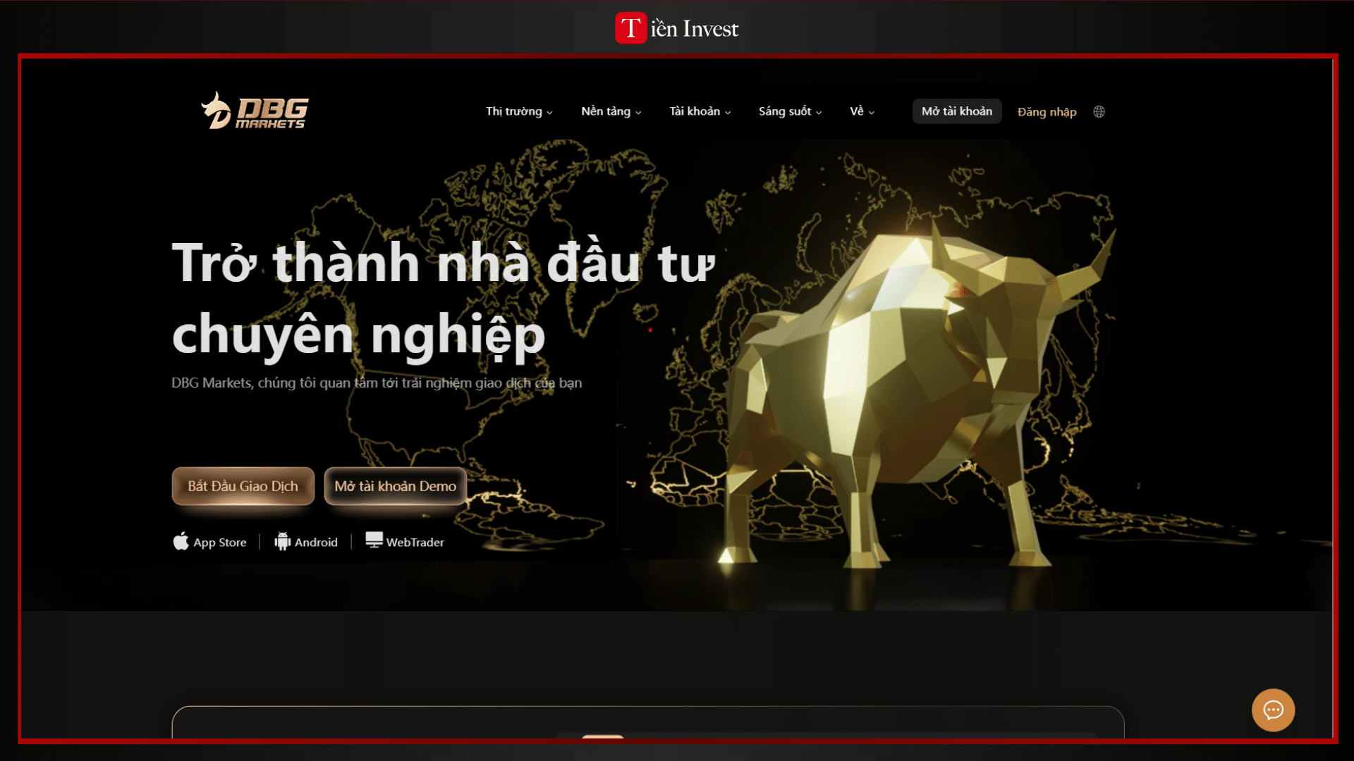 trang web DBG Markets