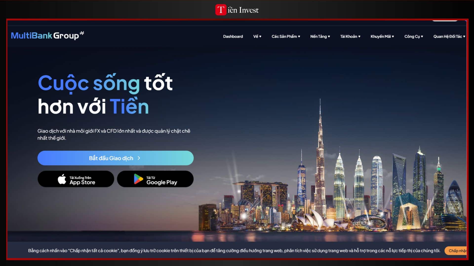 trang web MultiBank Group